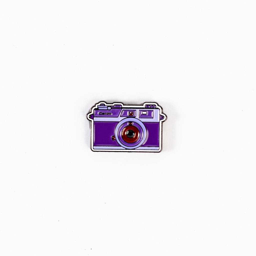Metal Sticker - Purple Camera