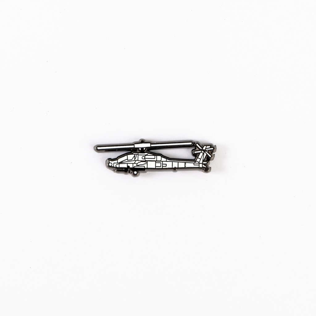 Metal Sticker  - Apache helicopter
