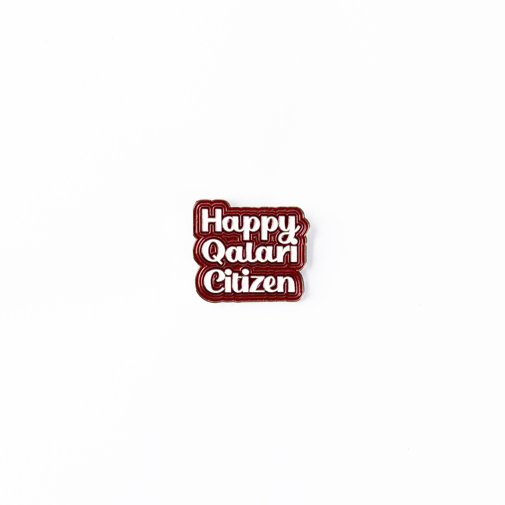 Pin 4 -Happay Qatari Citizen maroon