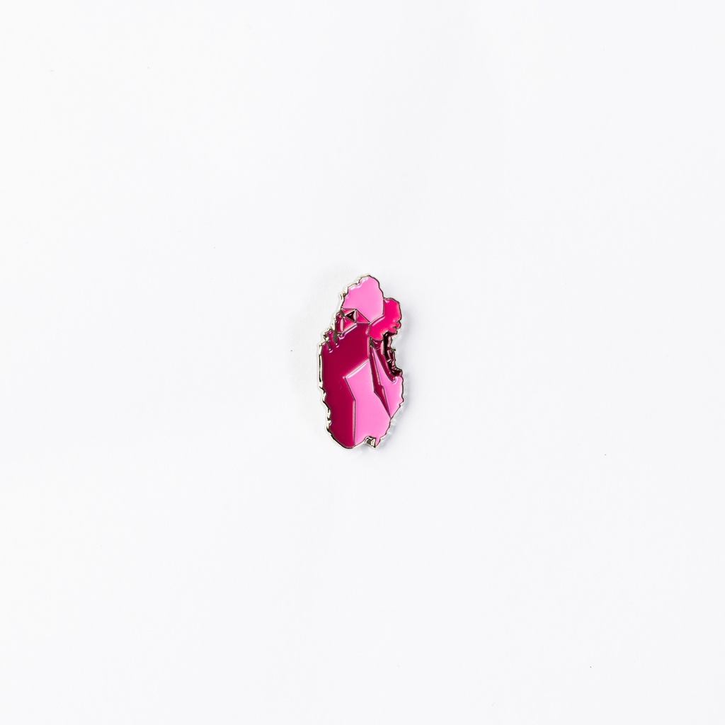 Pin 10 - Qatar map pink
