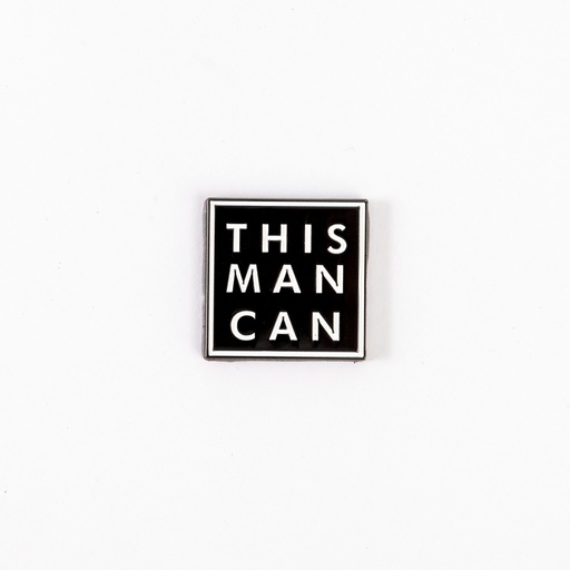 Metal Sticker - This Man Can