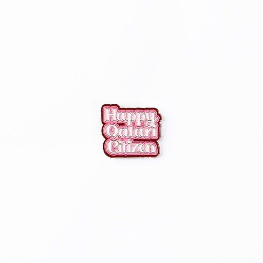 Pin 8 - Happay Qatari Citizen Pink